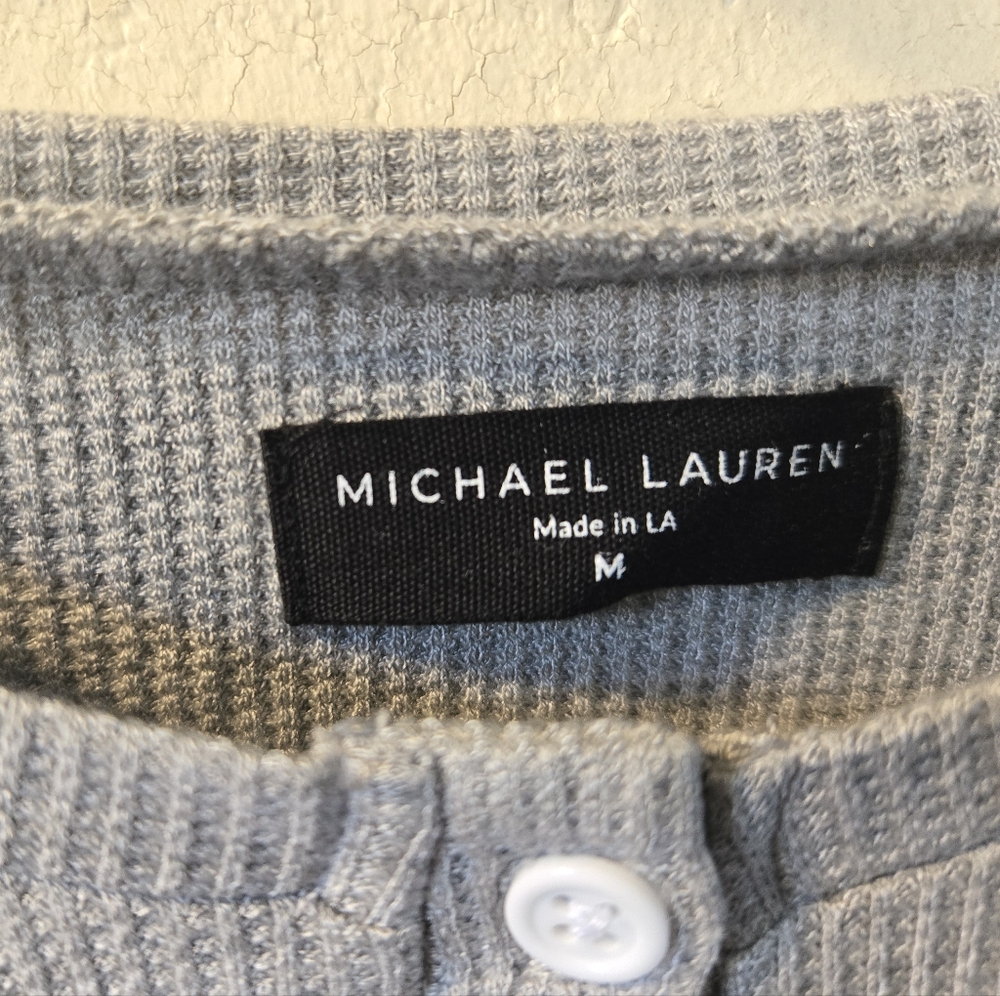 Michael Lauren Henley Long Sleeve Top - Picture 6 of 9